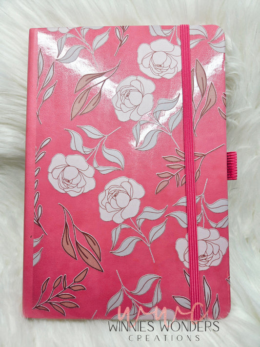 8.5 x 5.5 Notebook/Journal w/ Pen Holder