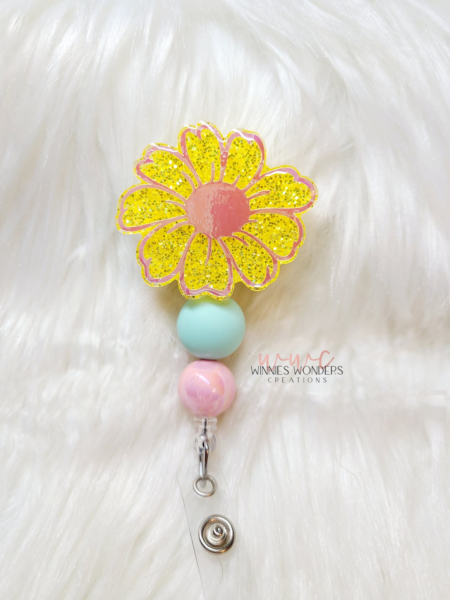 Flower Badge Reel