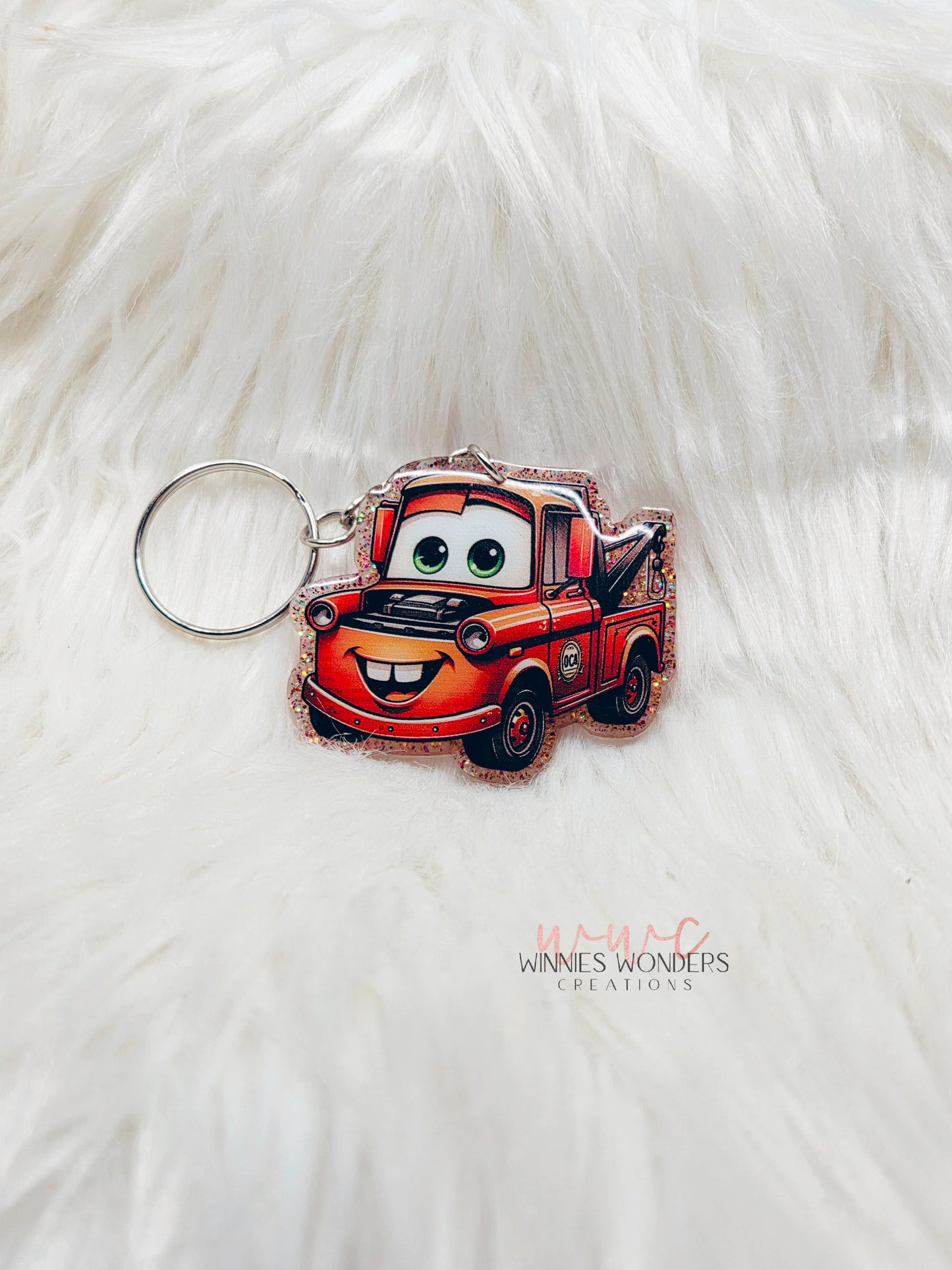 Tow Truck Keychain