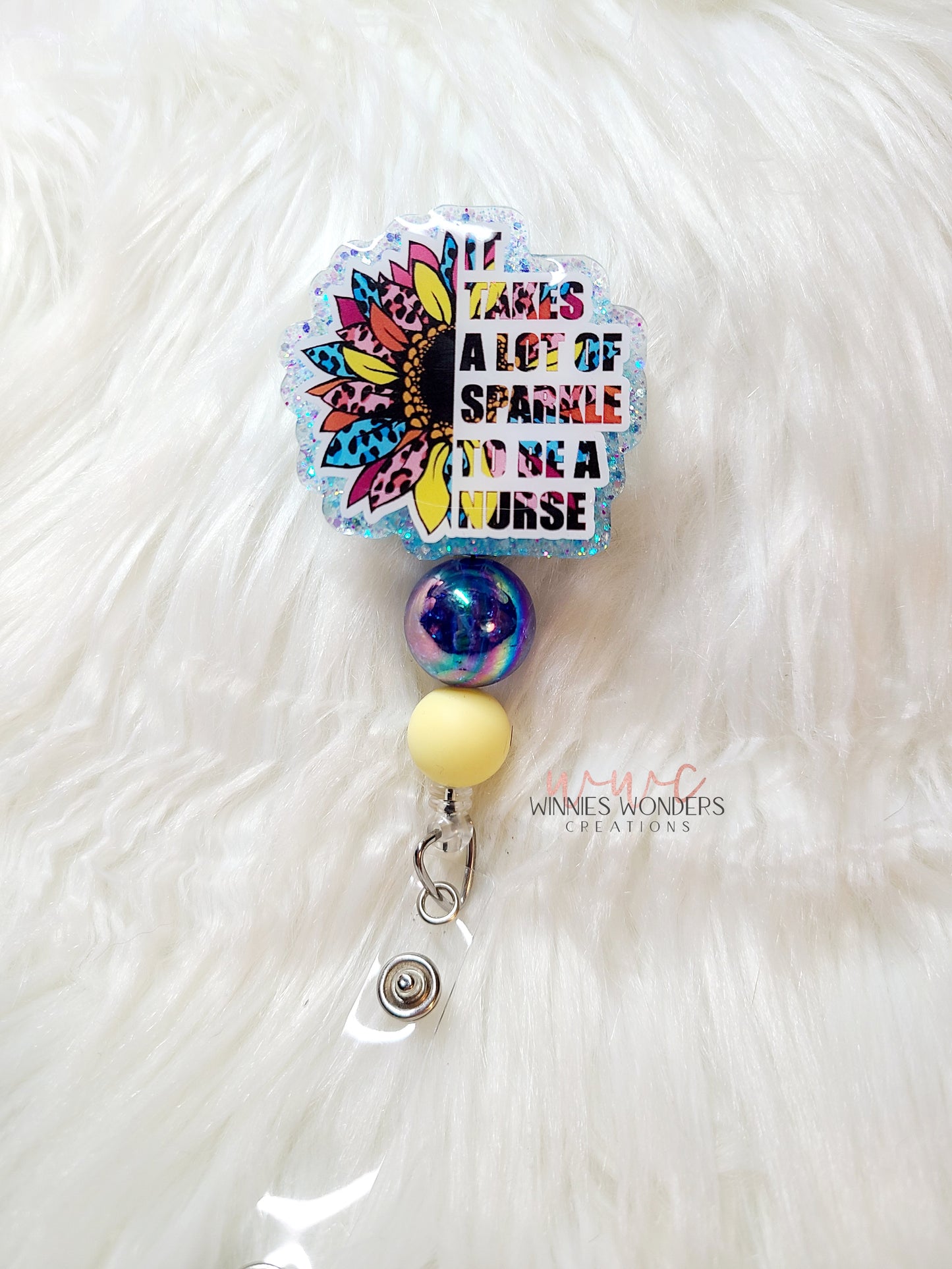 Alot of Sparkle to be a Nurse Badge Reel