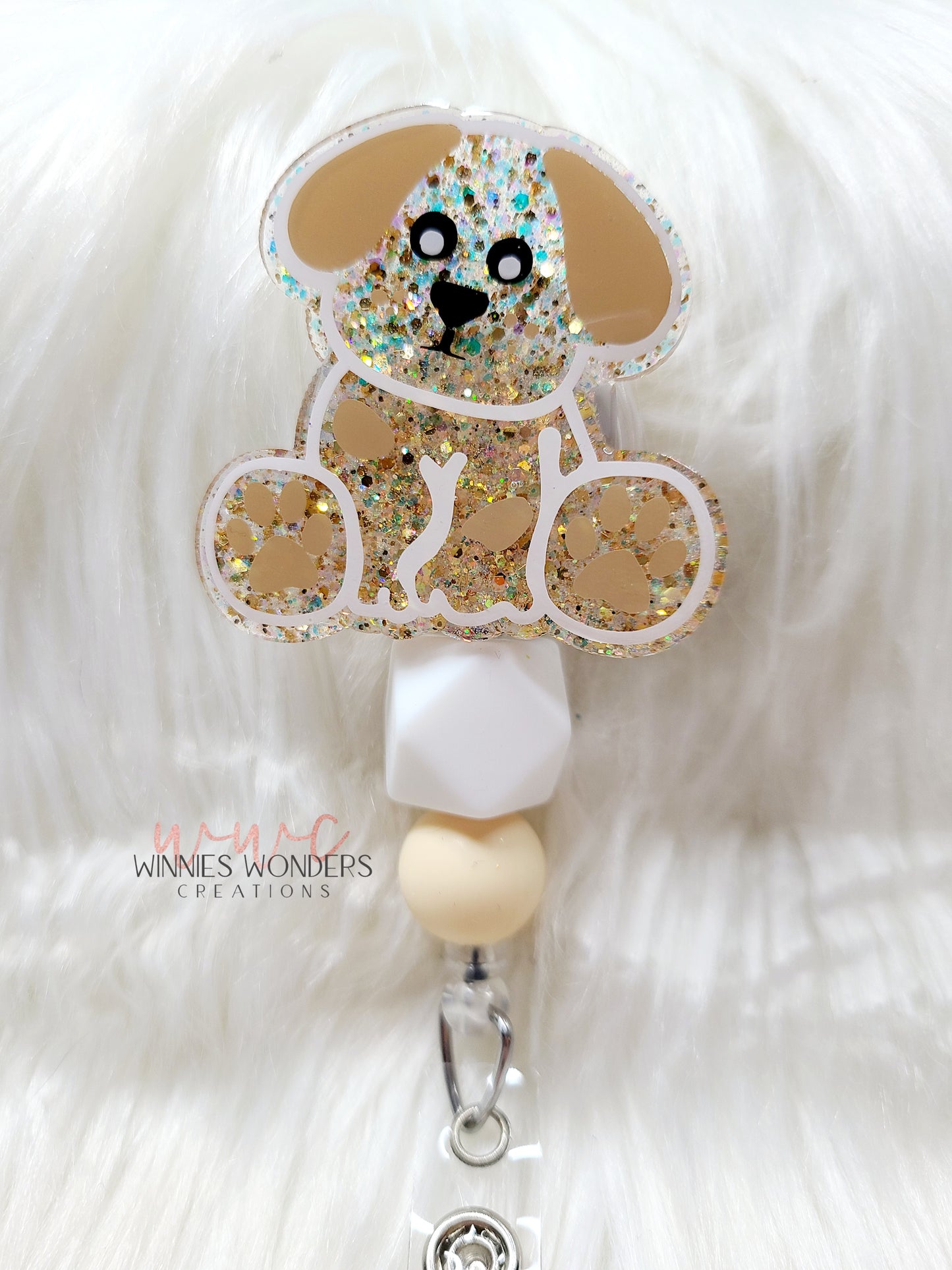 Dog Badge Reel