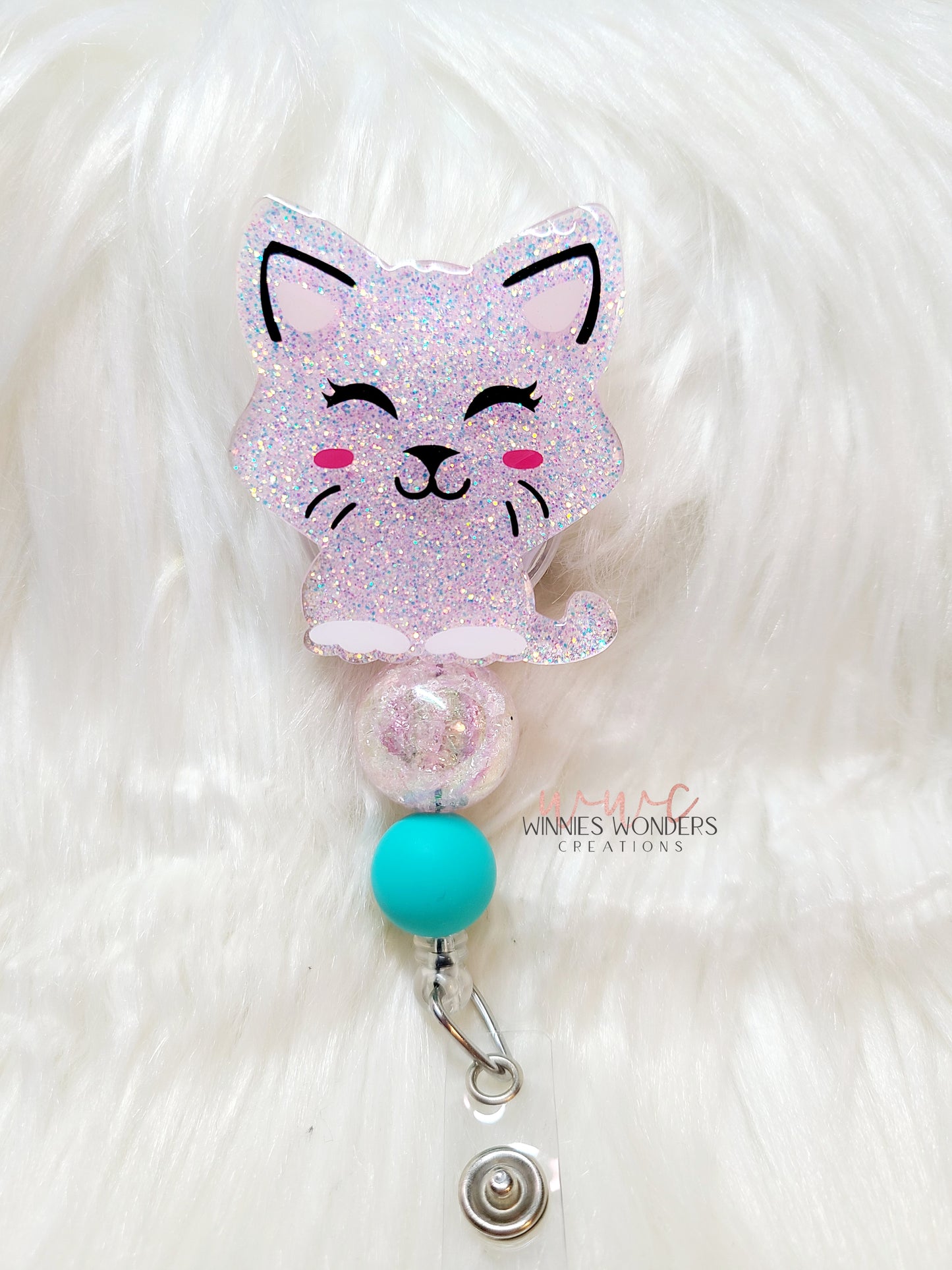 Cat Badge Reel