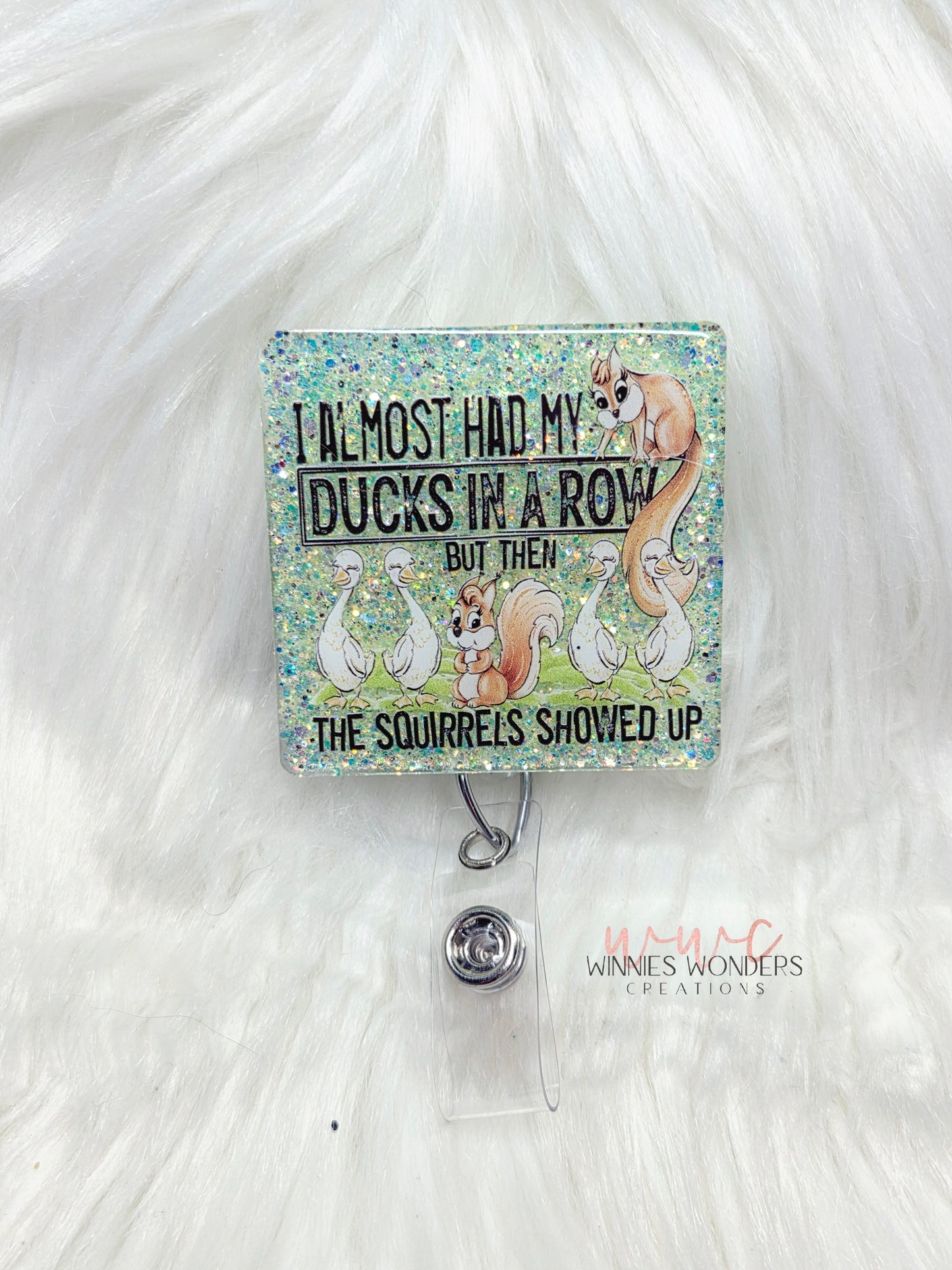 Ducks & Squirrels Badge Reel