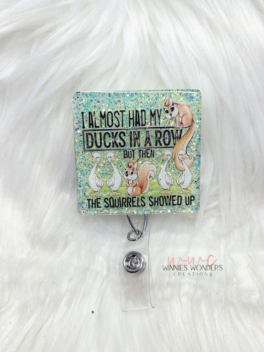 Ducks & Squirrels Badge Reel