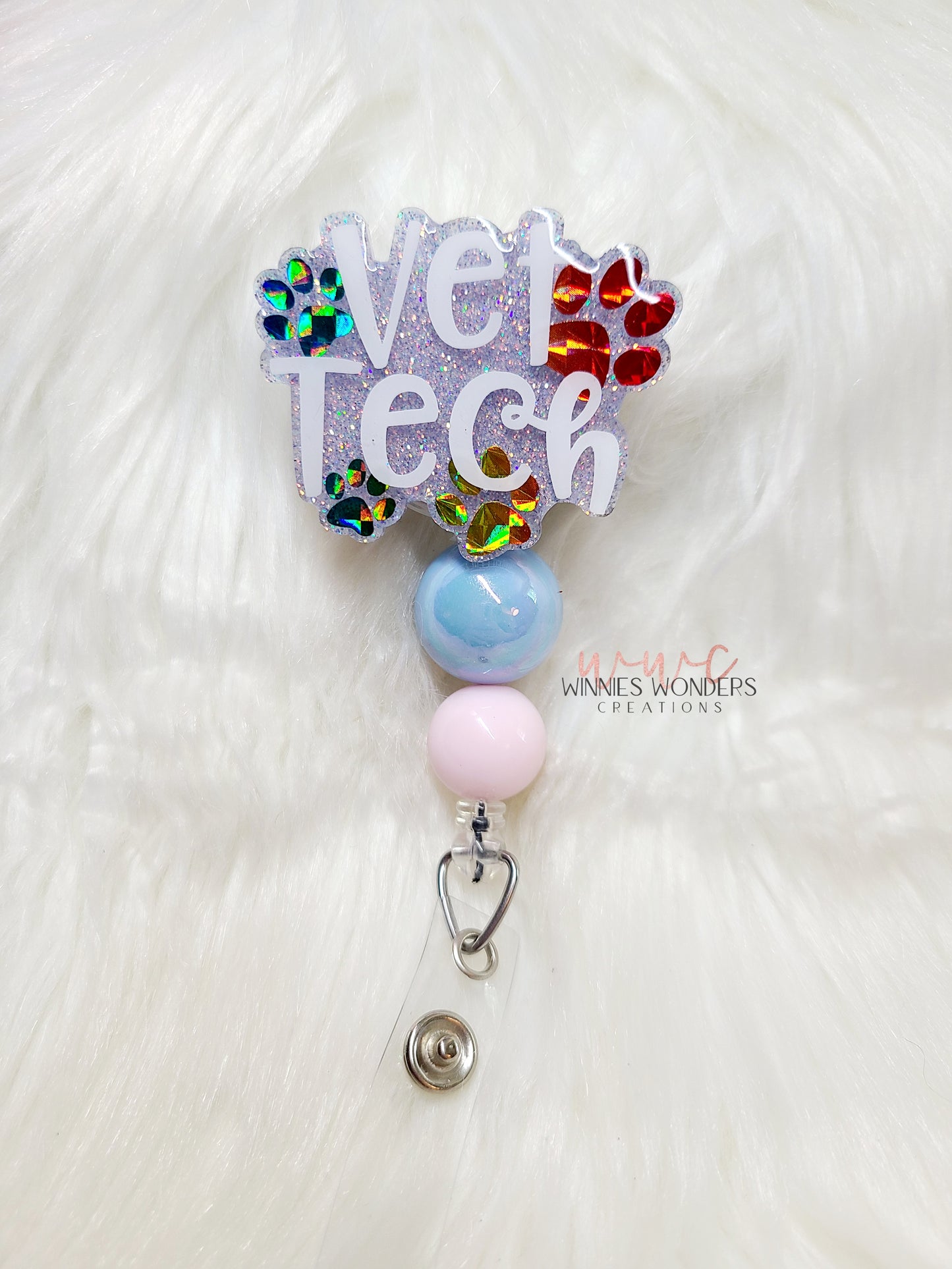 Vet Tech Badge Reel