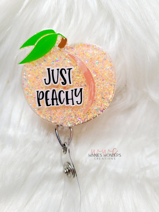 Just Peachy Badge Reel