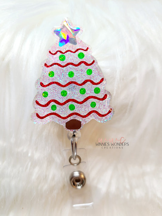 Christmas Tree Badge Reel