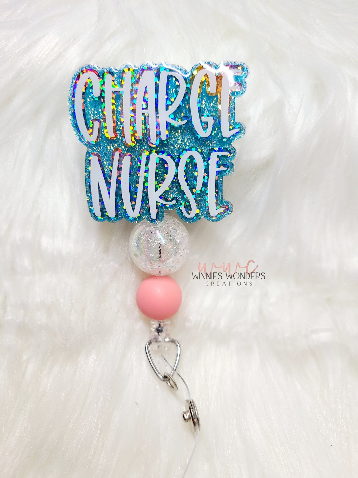 Charge Nurse Badge Reel