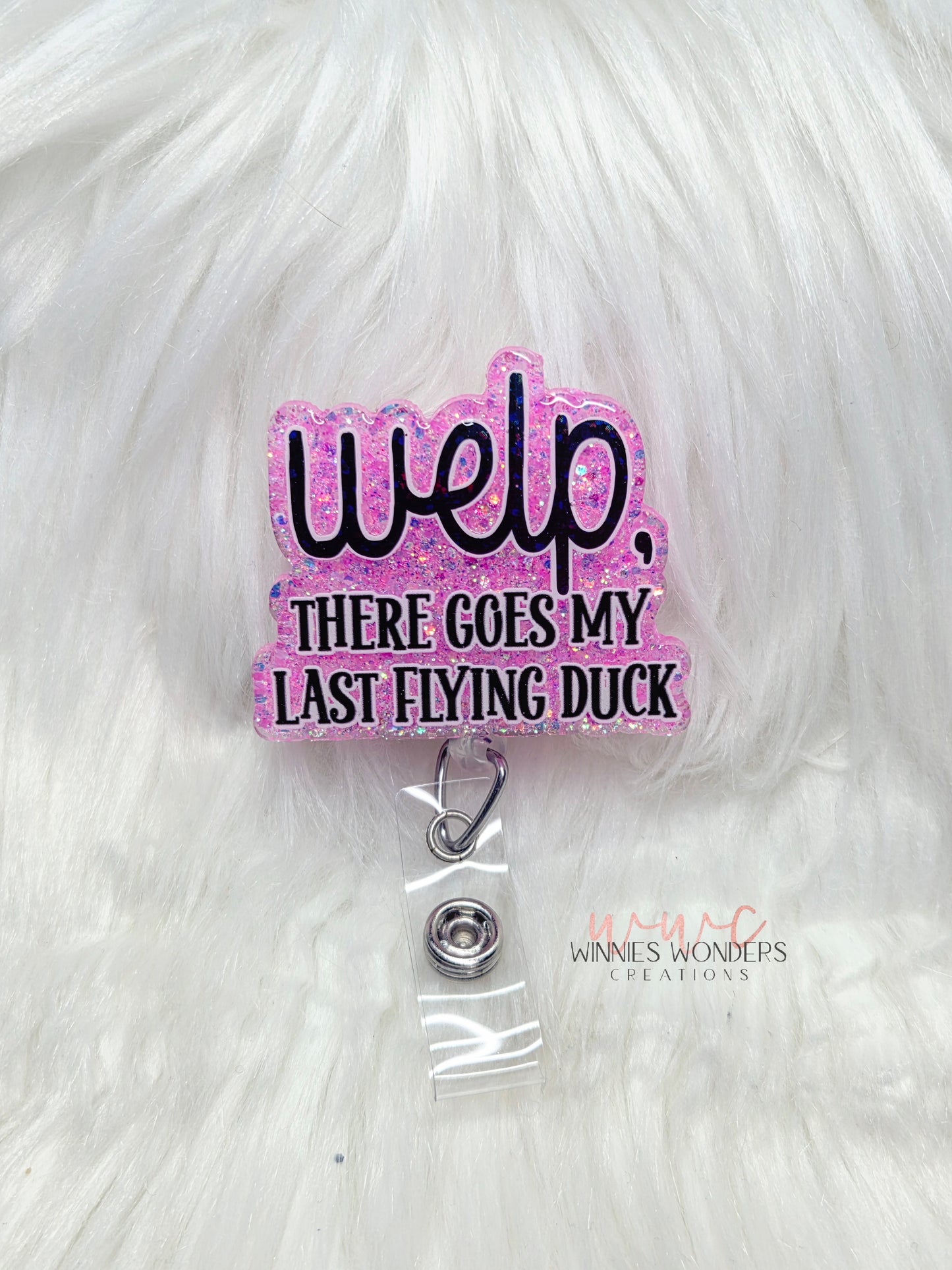 Last flying duck Badge reel