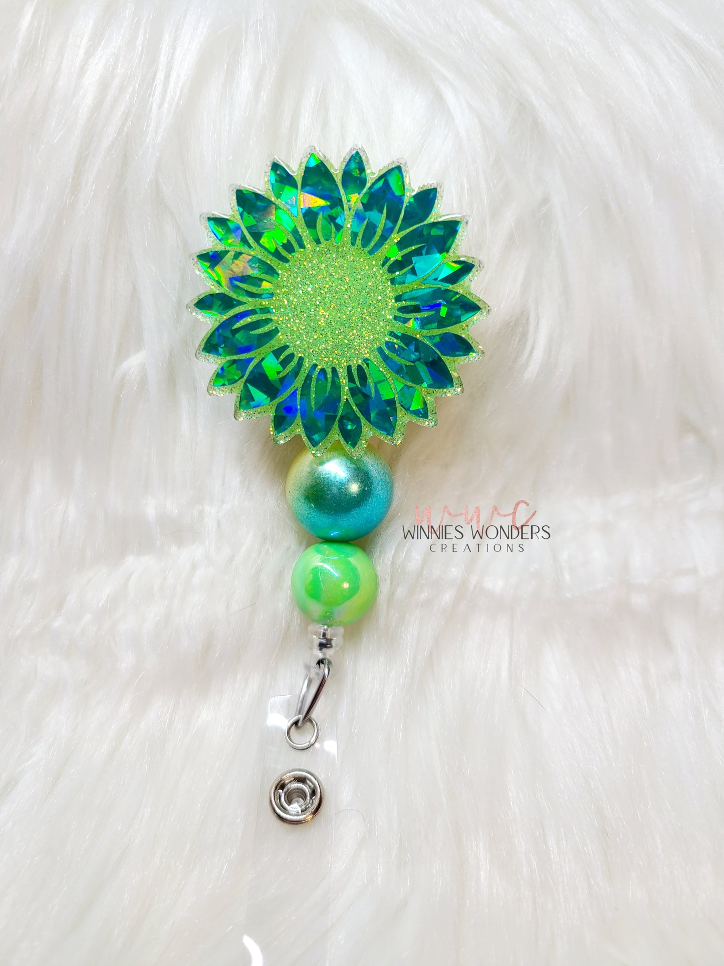 Sunflower Badge Reel