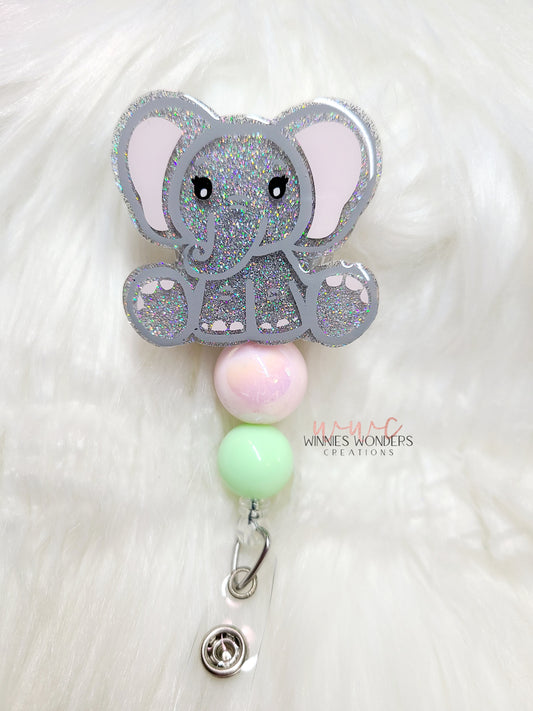 Elephant Badge Reel