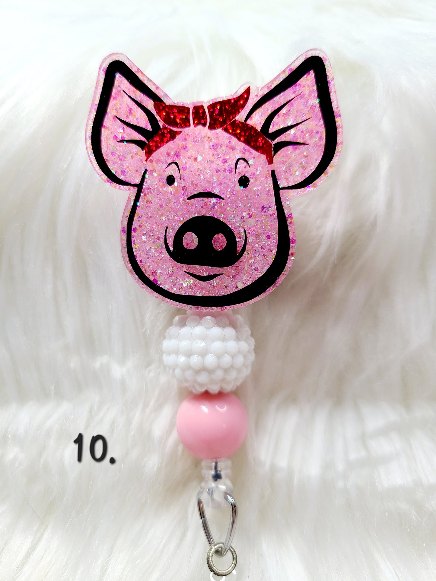 Pig Badge Reel