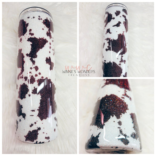 Cow Print 30oz Skinny Tumbler