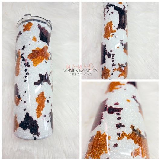 Cow Print 20oz Skinny Tumbler