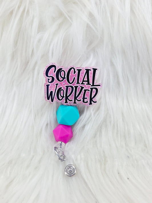 Social Worker Badge Reel