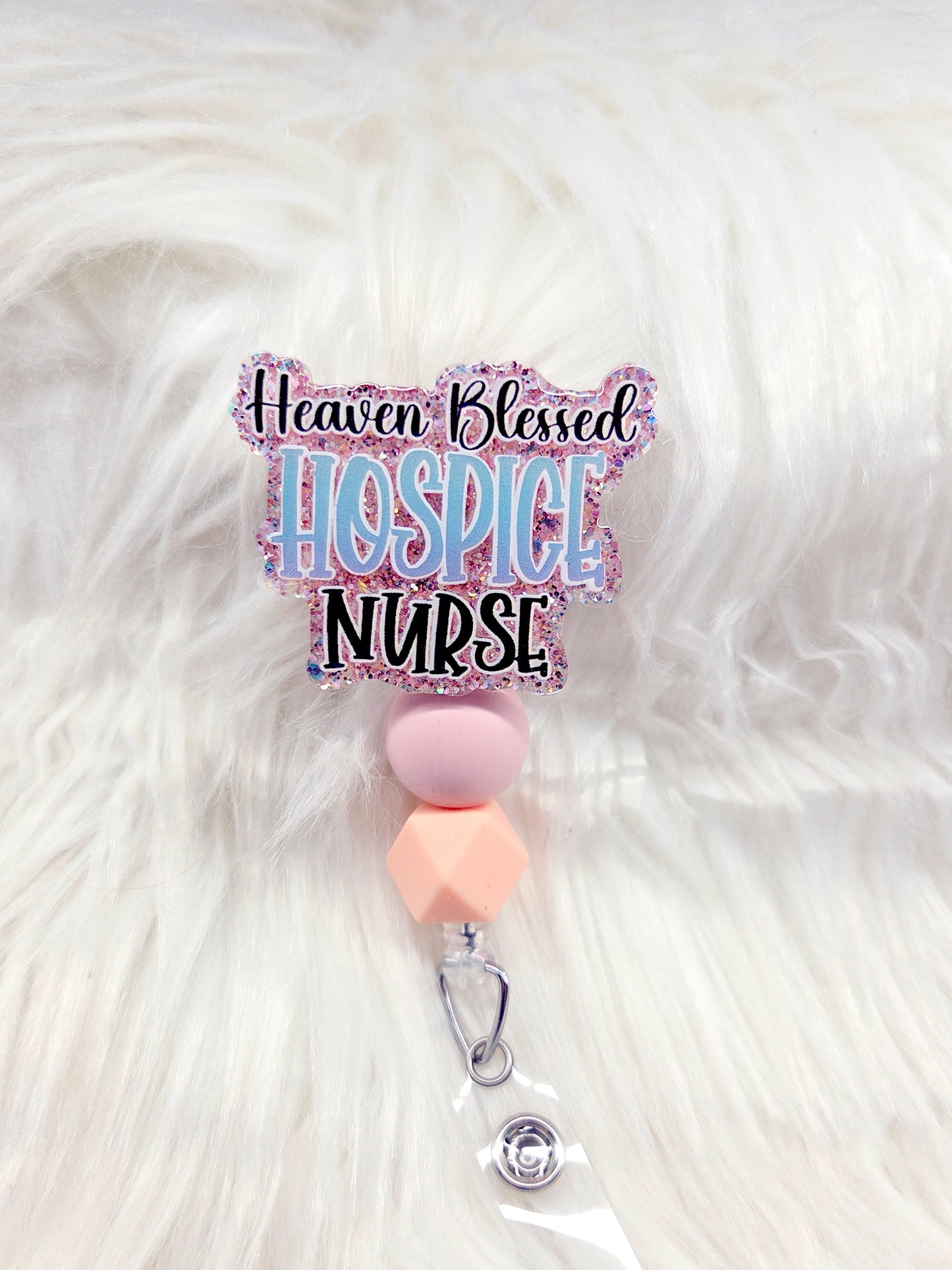 Heaven Blessed Hospice Nurse Badge Reel