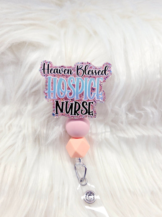 Heaven Blessed Hospice Nurse Badge Reel