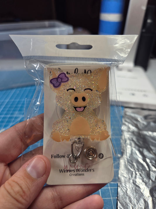 Pig Badge Reel *
