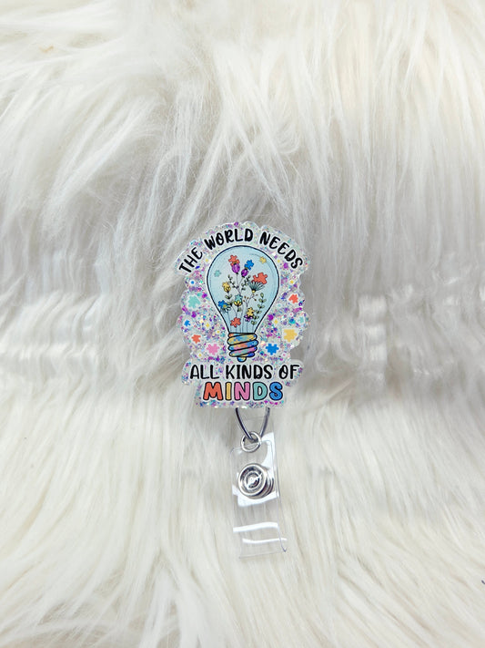 Autism Awareness Badge Reel
