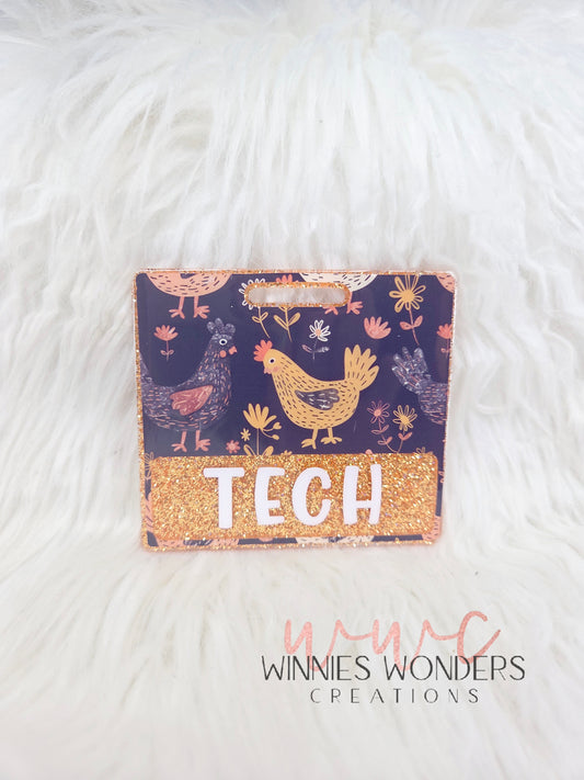 Tech Horizontal Badge Buddy