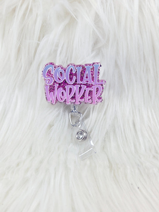 Social Worker Badge Reel