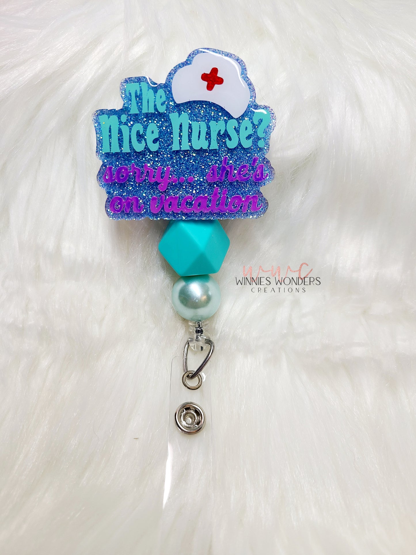 Nice Nurse Badge Reel