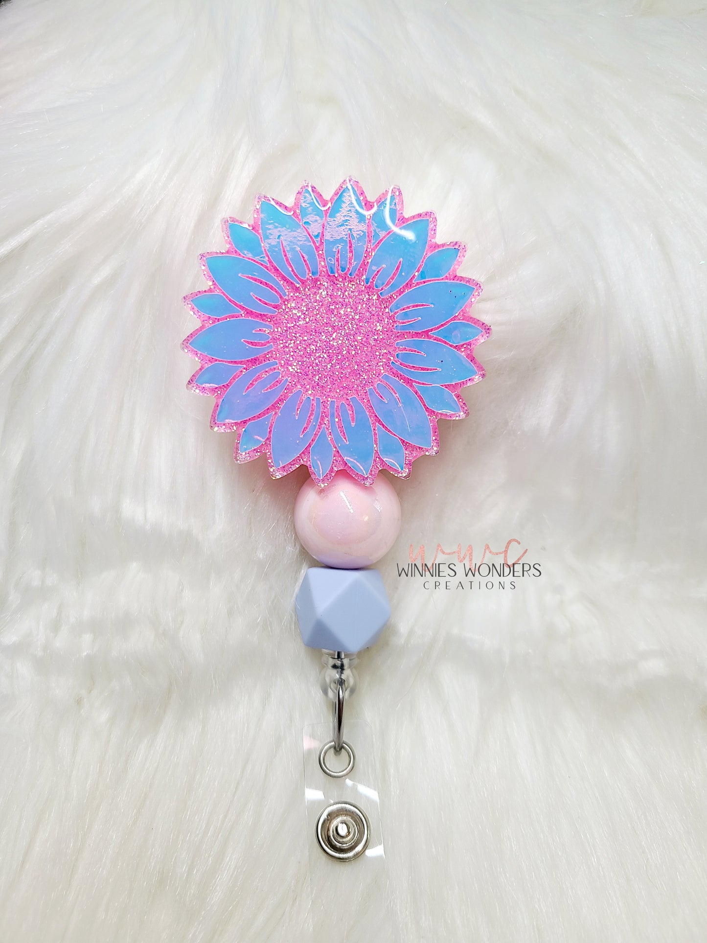 Sunflower Badge Reel