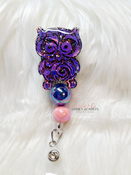 Owl Badge Reel