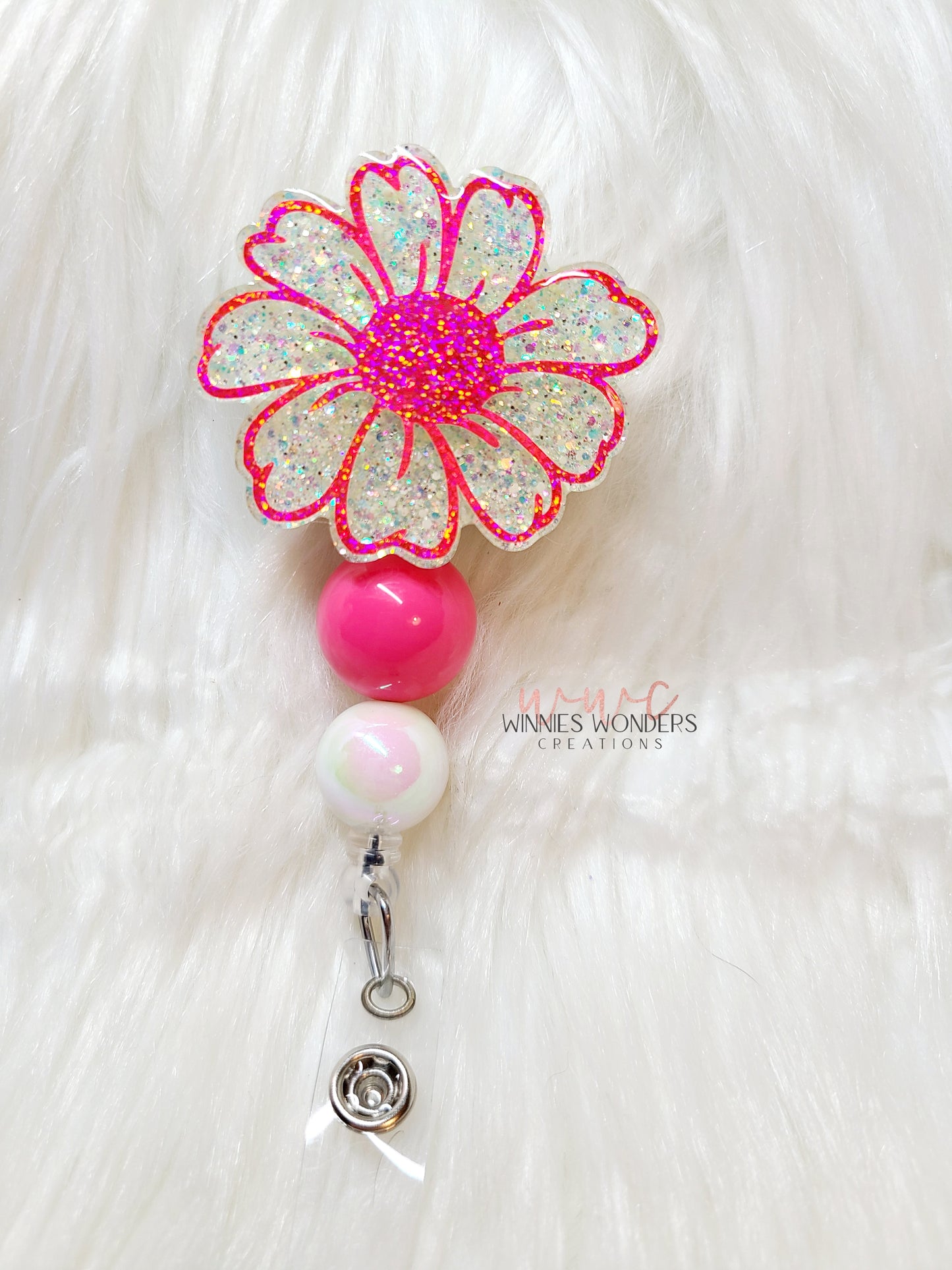 Flower Badge Reel