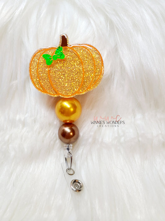 Pumpkin Badge Reel