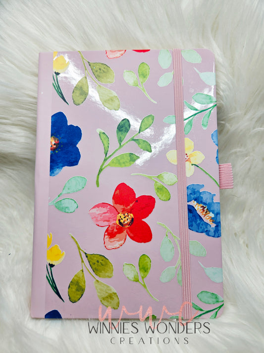 8.5 x 5.5 Notebook/Journal w/ Pen Holder