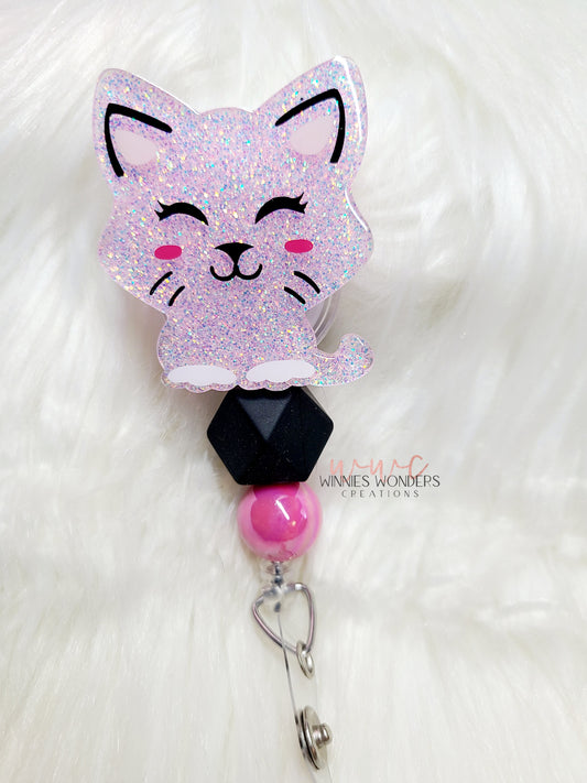 Cat Badge Reel