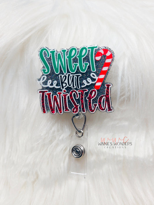 Sweet but twisted Badge Reel