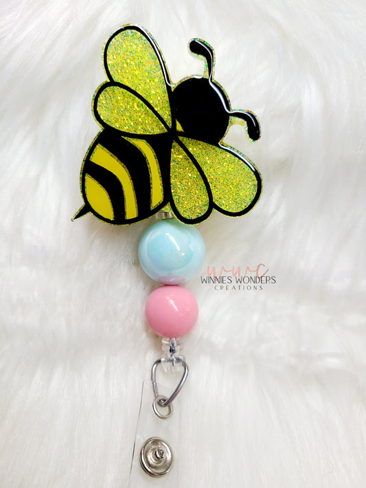 Bumblebees Badge Reel