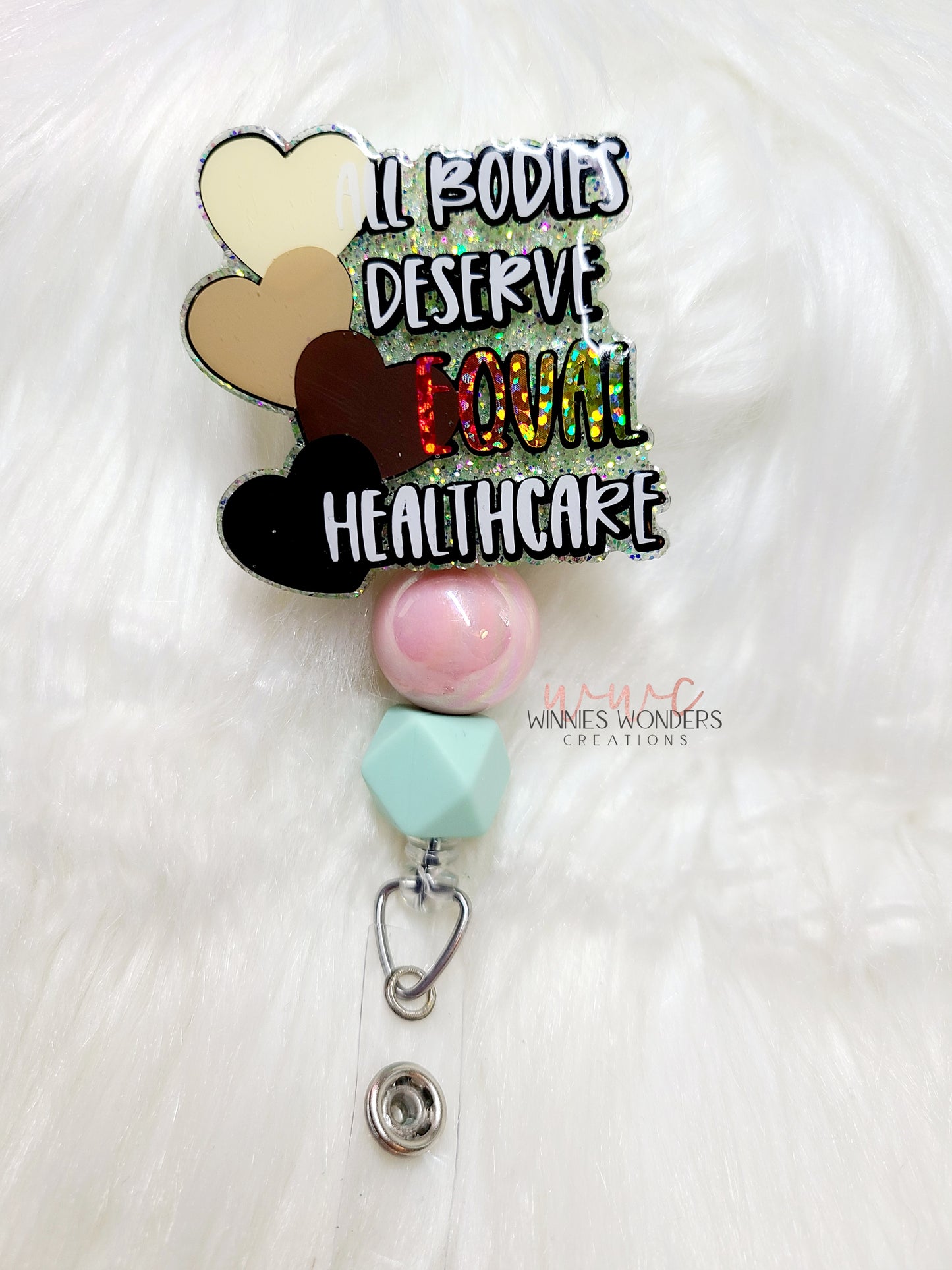 Equal Healthcare Badge Reel