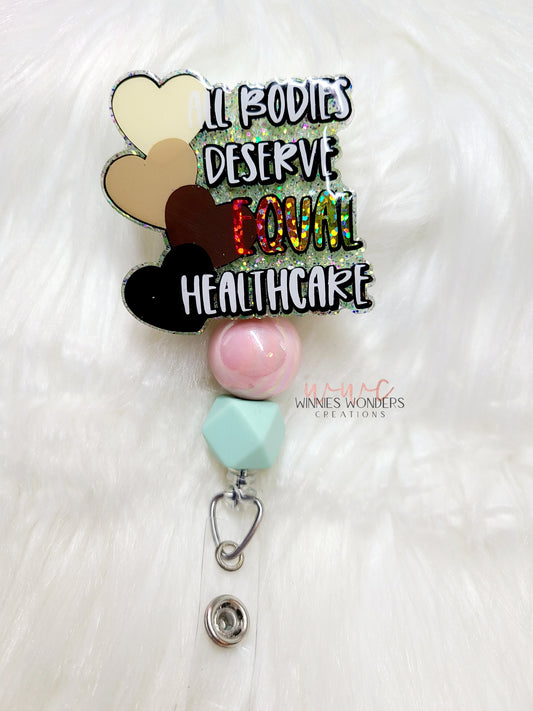 Equal Healthcare Badge Reel