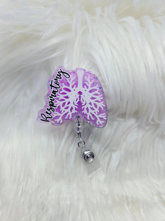 Respiratory lungs Badge Reel
