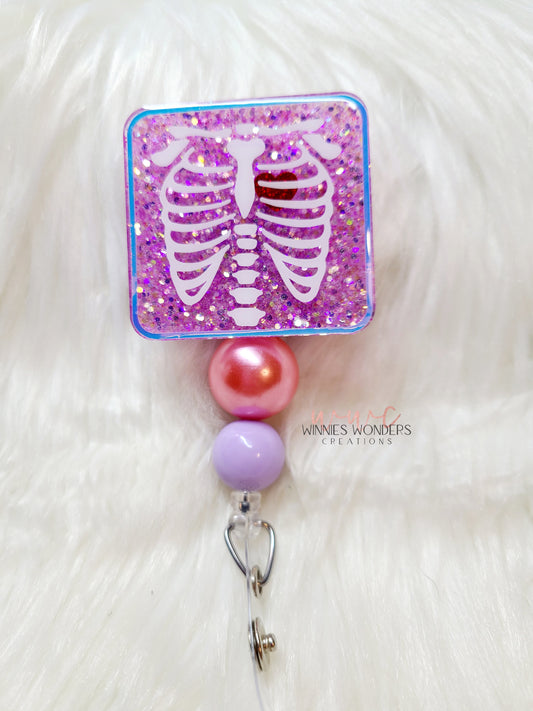 Rib Cage Xray Board Badge Reel