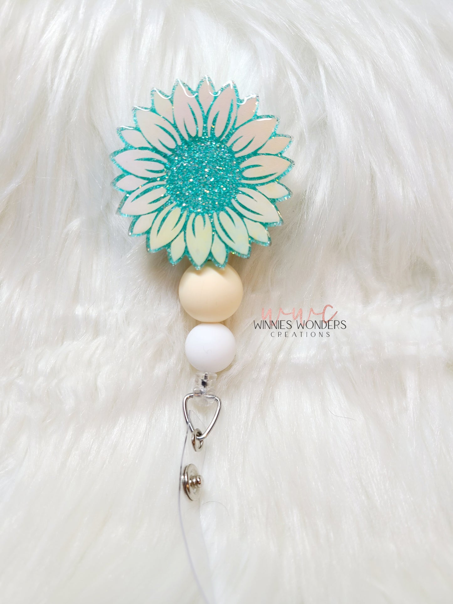 Sunflower Badge Reel