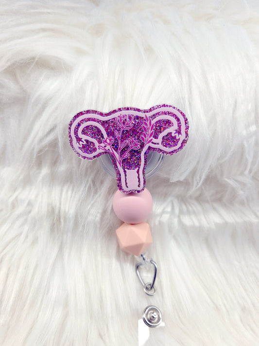 Uterus Badge Reel