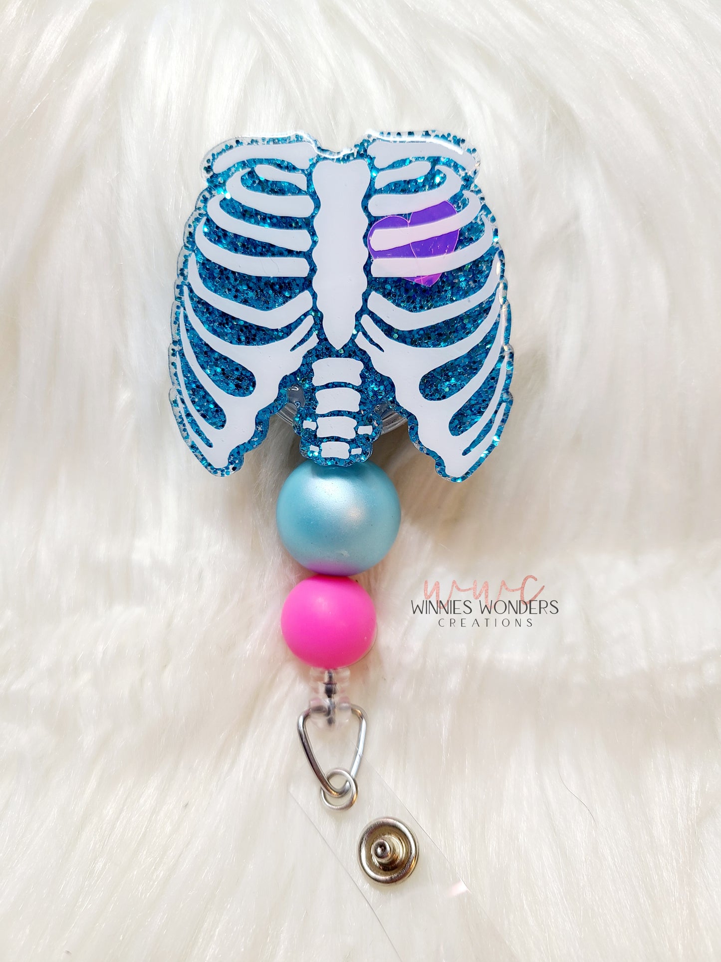 Rib Cage Badge Reel