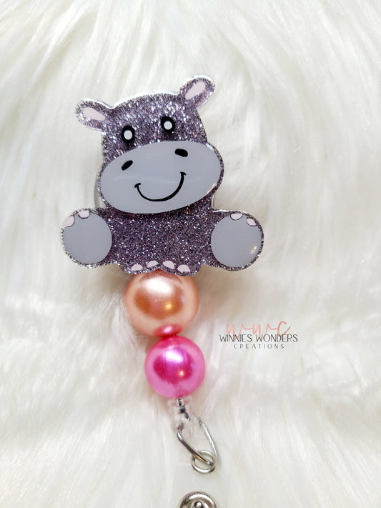 Hippo Badge Reel