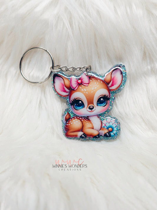 Baby deer Keychain