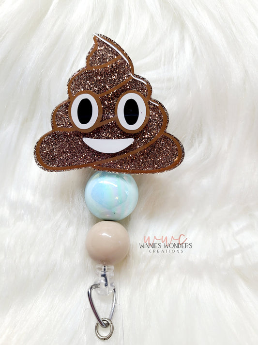 Poop Emoji Badge Reel