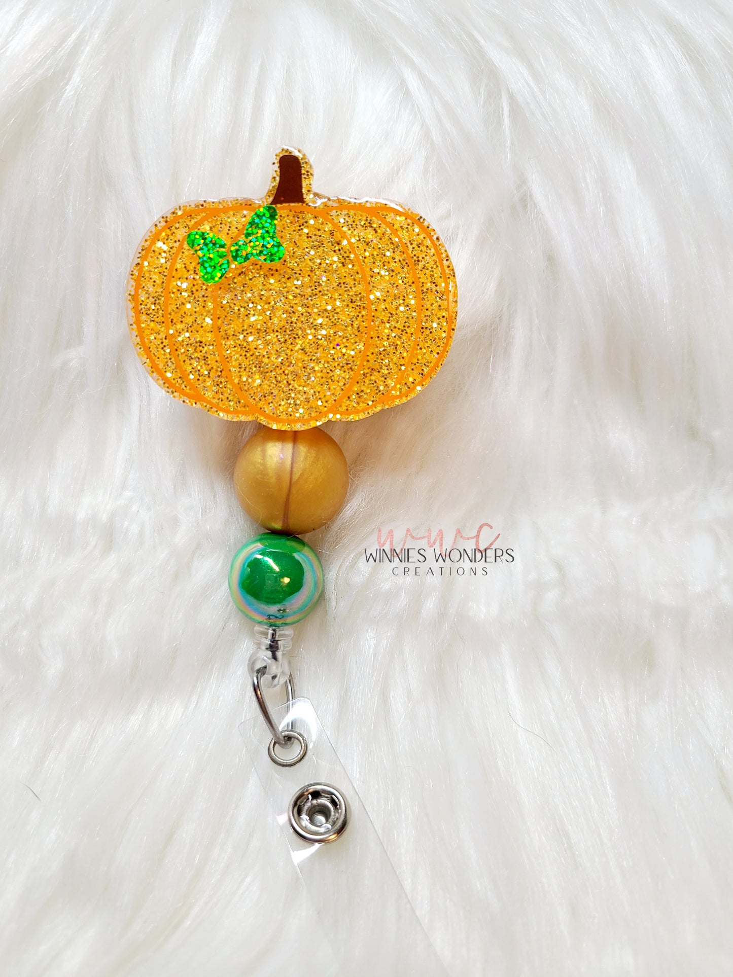 Pumpkin Badge Reel