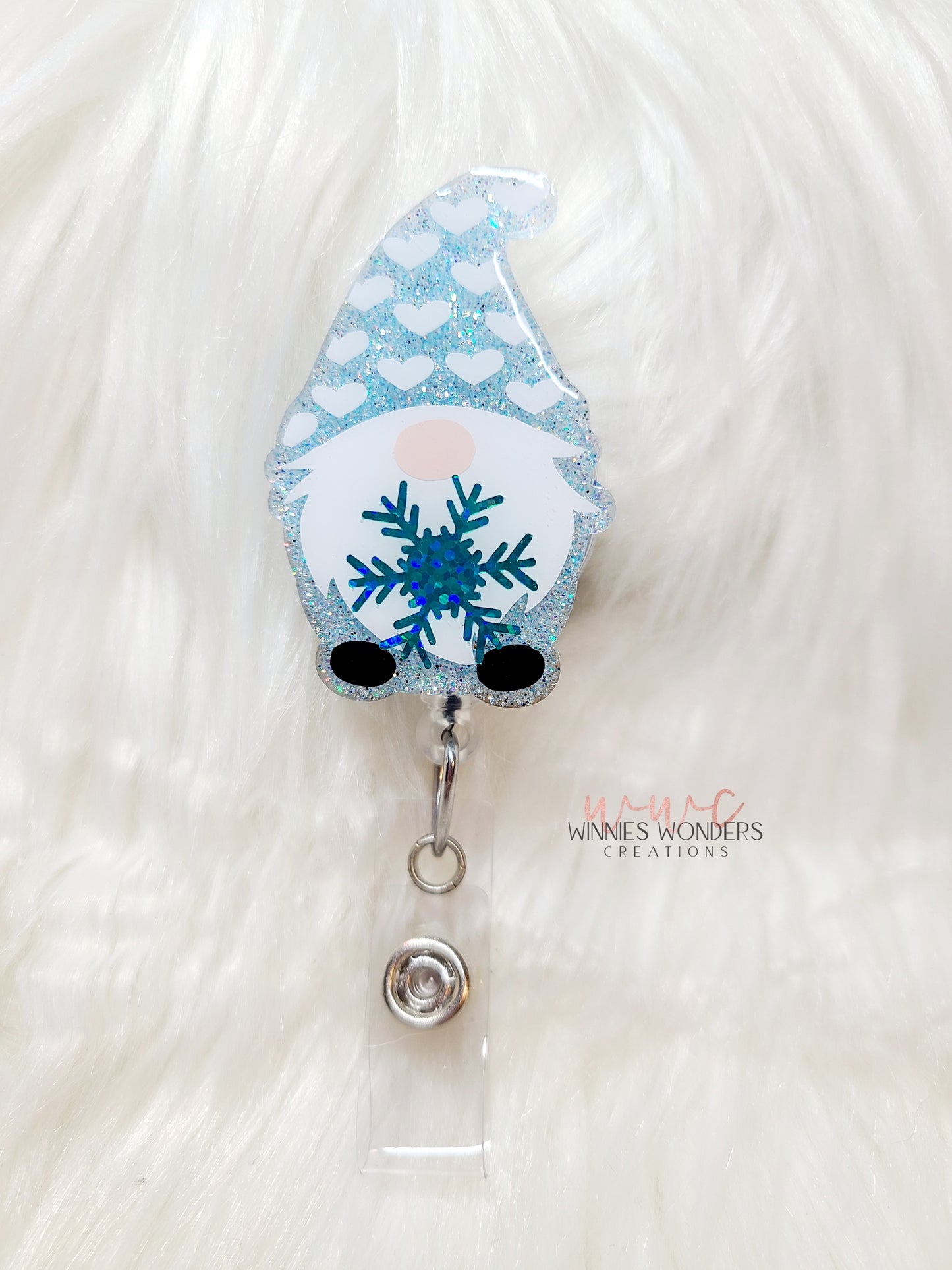 Snowflake Gnome Badge Reel