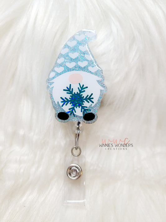 Snowflake Gnome Badge Reel