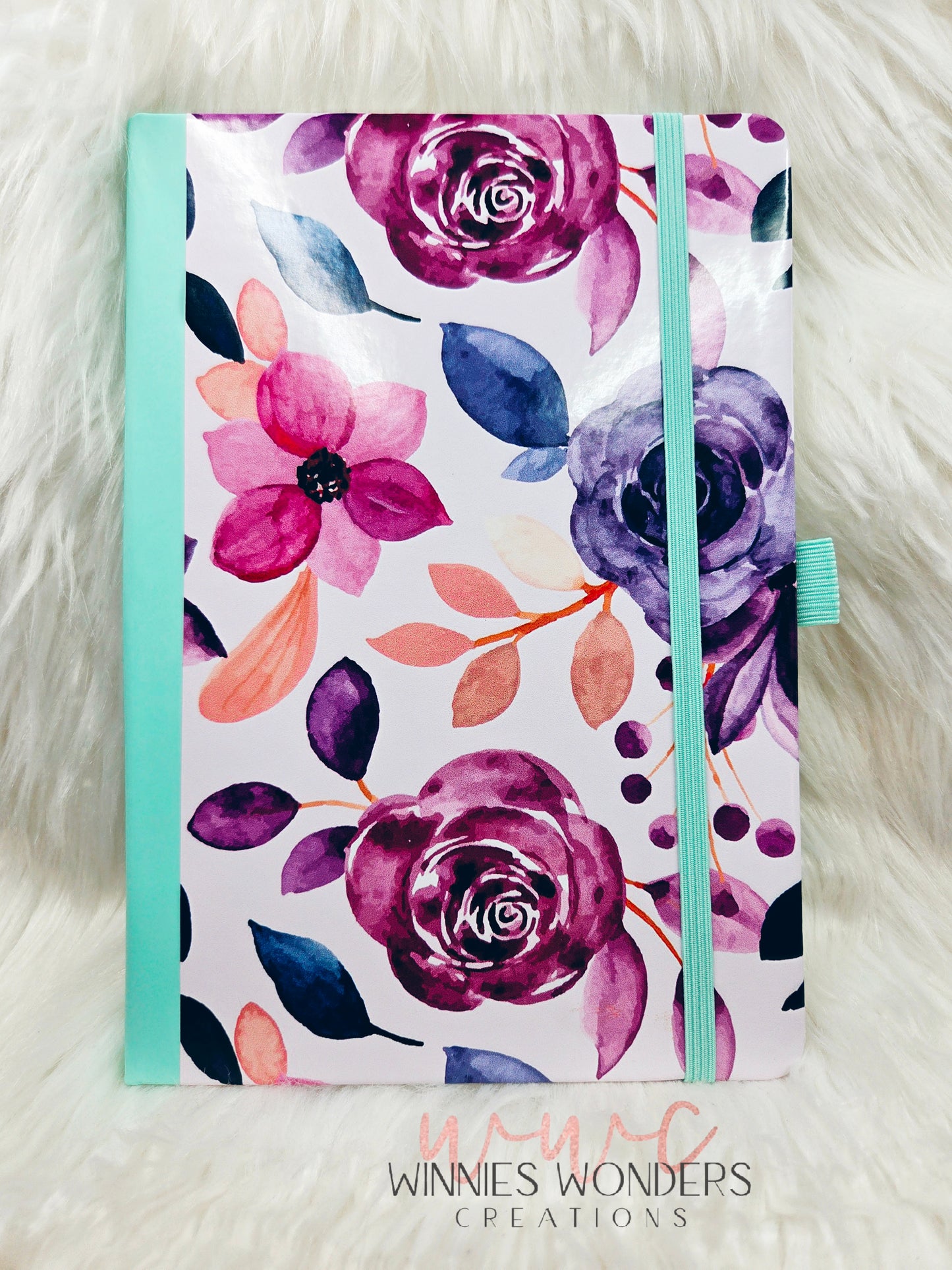 8.5 x 5.5 Notebook/Journal w/ Pen Holder