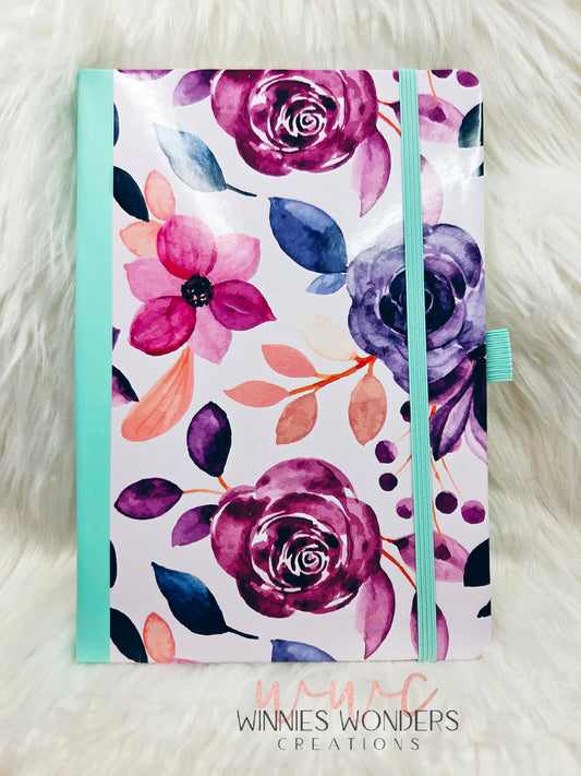 8.5 x 5.5 Notebook/Journal w/ Pen Holder