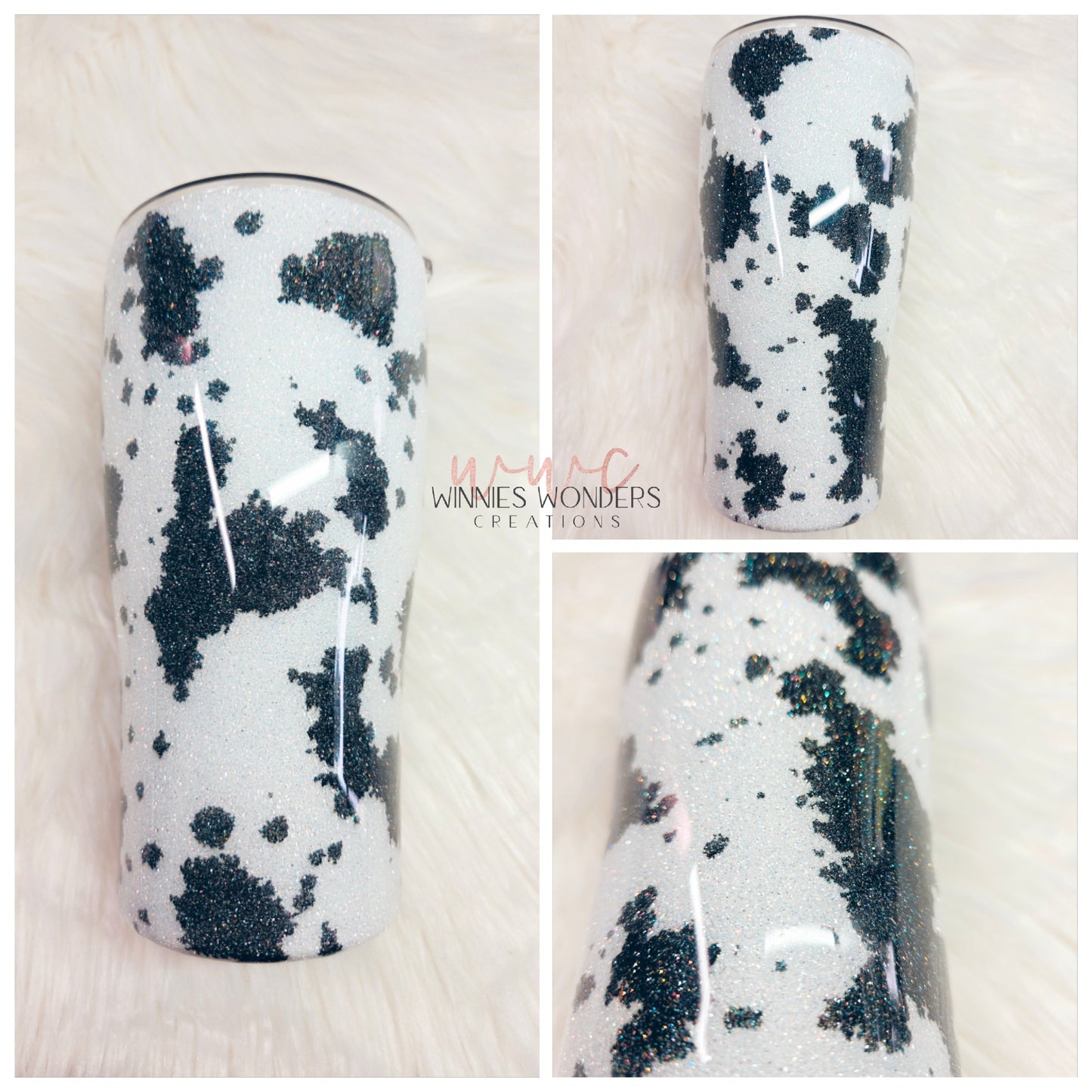 Cow Print 20oz Curve  Tumbler